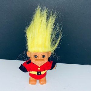Russ Troll Doll Beefeater Palace Guard Yellow Hair Top Only Figure Toy